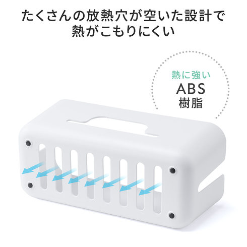 サンワサプライ・小型ケーブルボックス