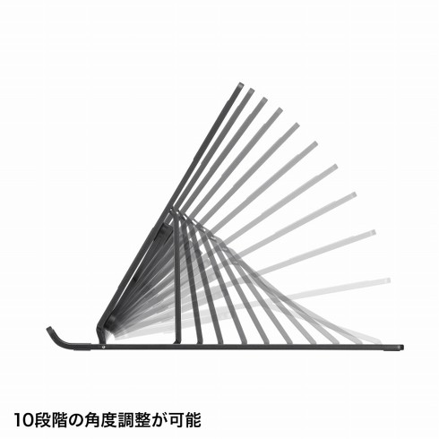 タブレット用モバイルスタンド「PDA-STN63BK」