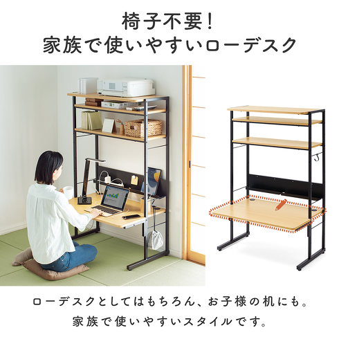 サンワサプライ・3WAYパソコンデスク