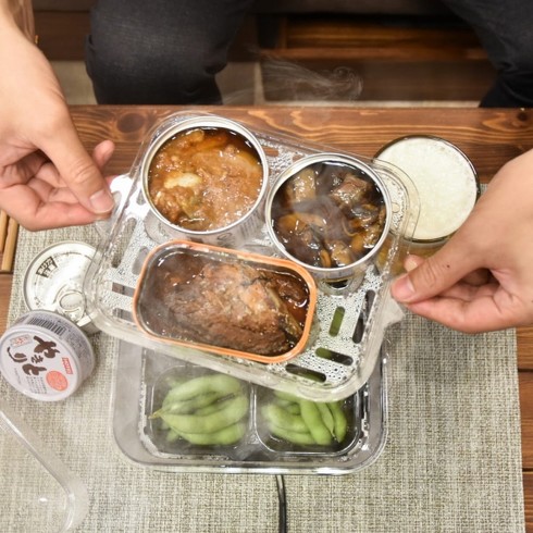 「レンジ要らずで食べごろスチーマー」