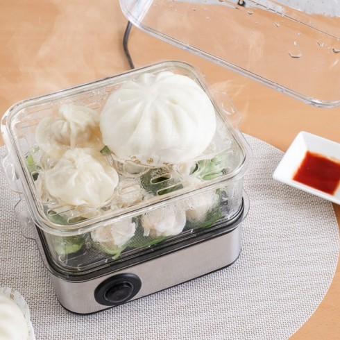 「レンジ要らずで食べごろスチーマー」