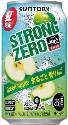 サントリースピリッツ「−196℃ ストロングゼロ<まるごと青りんご>」