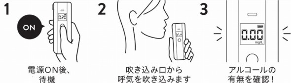 アルコールチェッカー「BAC10」「BAC100」