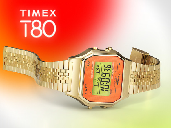 デジタルウォッチ「TIMEX 80（タイメックス・エイティ）」