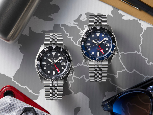 「セイコー 5スポーツ」の「SKX Sports Style GMT モデル」