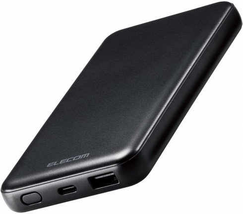 本体を充電しながらのスマホ充電が可能 エレコム「EC-C03BK」