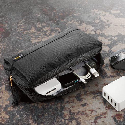エレコム「ガジェットポーチ CORDURA1000(BMA-CDGP01BK)」