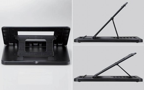 「ドローイング・タイピング向けタブレットスタンド」