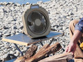 キャンプで使う扇風機にライトが一体化したら、夏のテントのお悩みを解決してくれそう