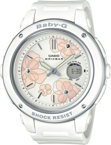 カシオ「BABY-G Floral Dial Series 腕時計(BGA-150FL-7AJF)」
