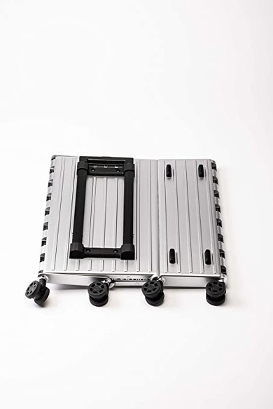 &.FLAT「折り畳めるキャリーケース 35L」
