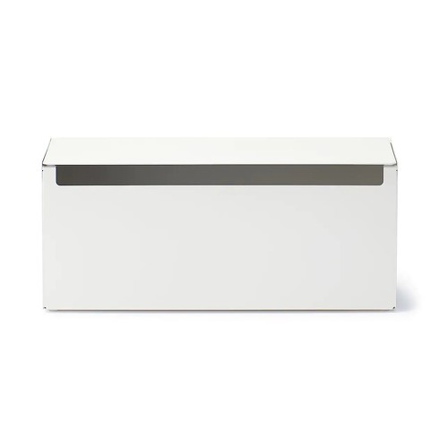 無印良品「スチールタップ収納箱フラップ式」