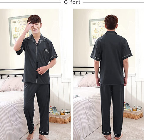 Gifort「パジャマ 綿100 長袖 薄手」