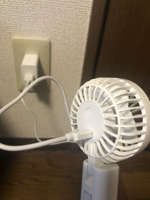 無印良品「充電式コンパクトハンディファン」