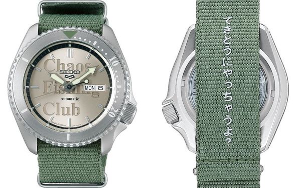 オリーブカラーのナイロンベルトを採用した「SBSA169」