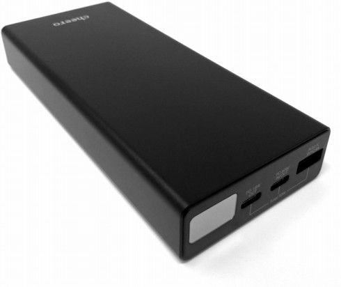 3台同時充電可能な大容量モデル：cheero「Power Plus 5 Premium 20000mAh with Power Delivery 60W」