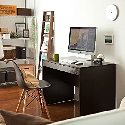 サンワダイレクト「パソコンデスク 100-DESKH009BR」