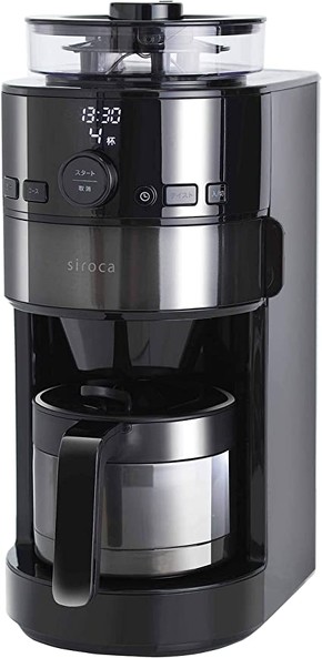 シロカ コーン式全自動コーヒーメーカー SC-C121