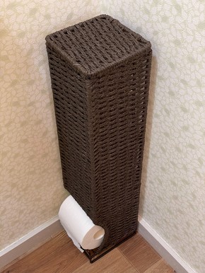 ニトリの「タワー型トイレロール収納 ライラ」を使ってみた
