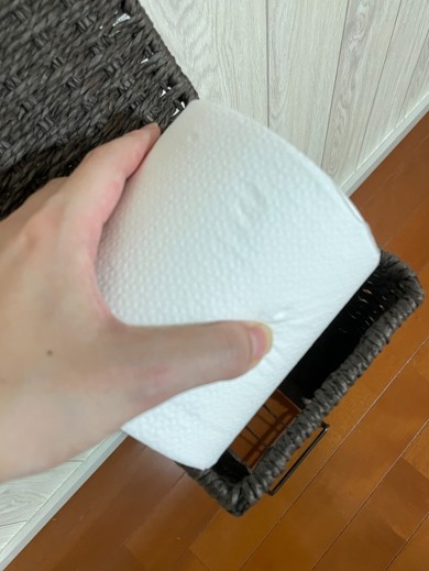 トイレットペーパーを投入