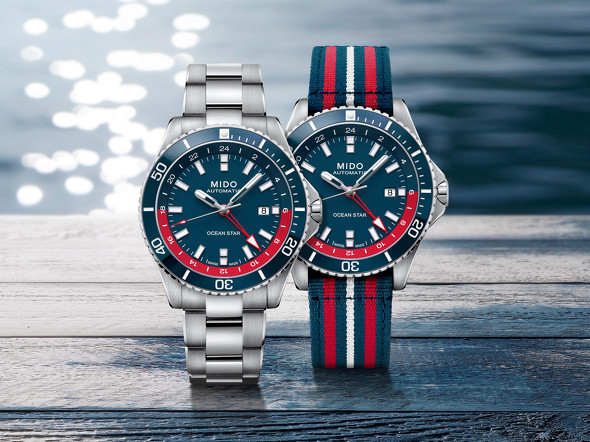 マリンカラーが爽やかなダイバーズウォッチ「オーシャンスター GMT スペシャル エディション」