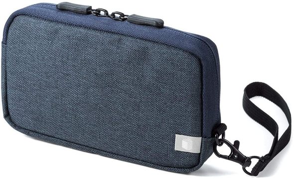 サンワダイレクト「ガジェットポーチ Sサイズ(200-BAGIN012NV)」