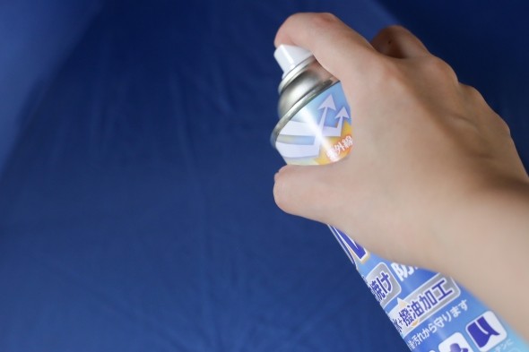 「布・衣類用 UVカット撥水スプレー(和気産業)」を使ってみた
