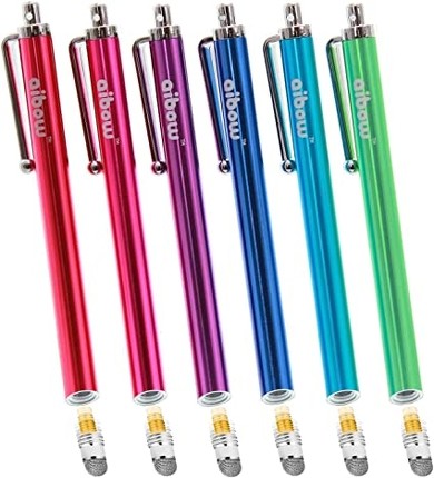 aibow タッチペン スタイラスペン 6本セット 6mm