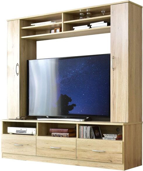 ドリス（DORIS）「テレビ台　壁面収納　ナチュラル ヴァント【13342】」