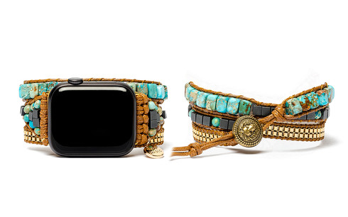 ロア・インターナショナル「Cape Diablo Apple watchバンド　ターコイズエナジー」