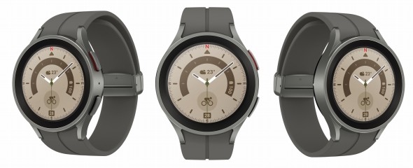 「Galaxy Watch5 Pro」カラーバリエーション グレーチタニウム