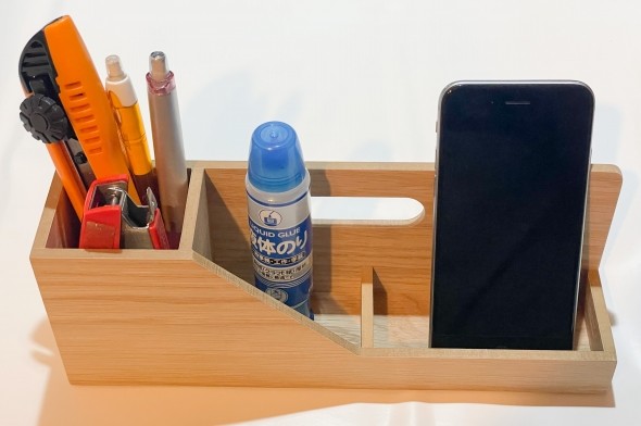 無印良品の「木製デスクトップツールボックス」を使ってみた