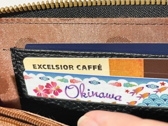 カード入れに収納