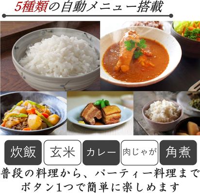 山善「電気圧力鍋 マイコン式 2.5L EPCA-250M（B）」