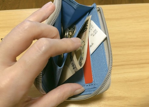 宝島社「moz 整理上手な牛革コンパクト財布」