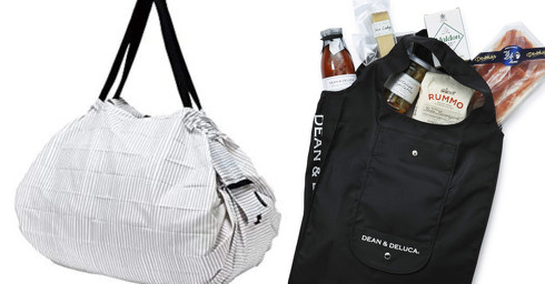マーナ「Shupatto コンパクトバッグ リニューアルモデル」、DEAN&DELUCA「ショッピングバッグ ブラック」