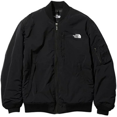 ノースフェイス「インサレーションボンバージャケット NY82132 ブラック」