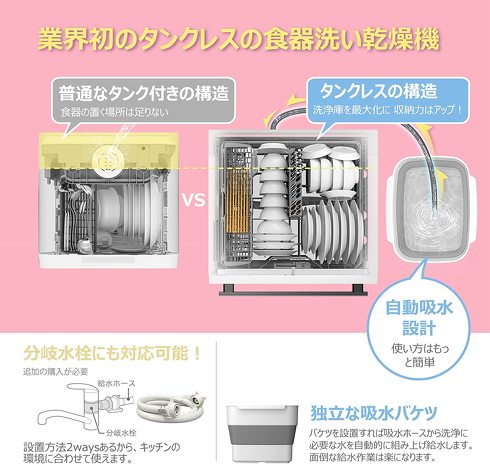 コンフィー「食器洗い乾燥機 5人用」