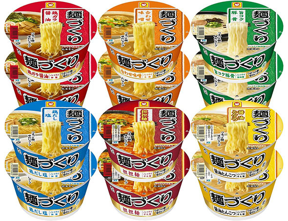マルちゃん(東洋水産) 麺づくり カラフル6種セット
