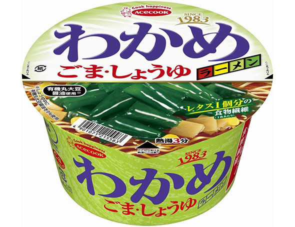 エースコック わかめラーメン ごま・しょうゆ