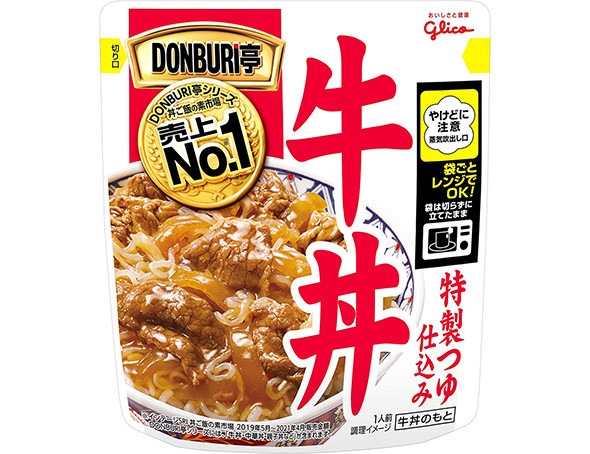 江崎グリコ　DONBURI亭牛丼スタンディング