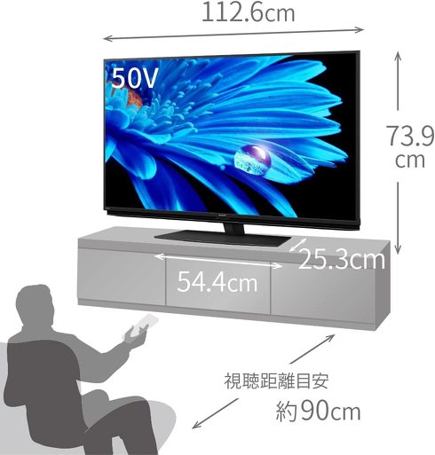 シャープ「AQUOS 4T-C50EN2」