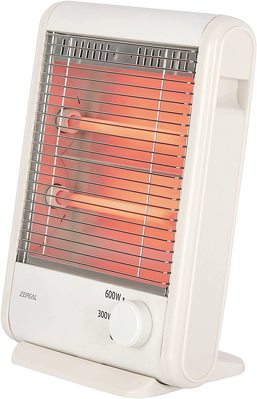 ゼピール(Zepeal)「600W電気ストーブ DS-C61M-WH」