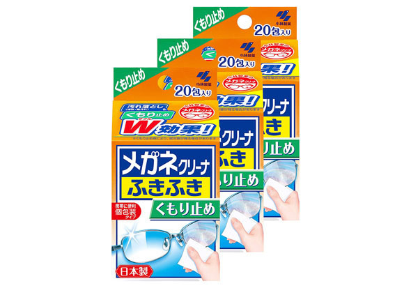 小林製薬　メガネクリーナ ふきふき くもり止め