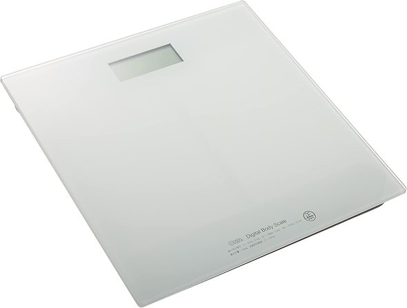 オーム電機「デジタル体重計　HBK-T100-W」
