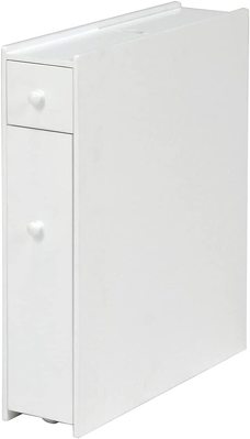 HAGIHARA（萩原）「狭いトイレでも置けるスリムトイレラック MTR-6569WH」