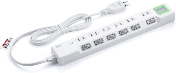 「ワットメーター付電源タップ 700-TAP071」