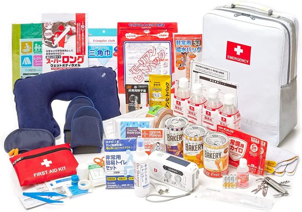 今売れている防災セット：防災防犯ダイレクト「地震対策30点避難セット」