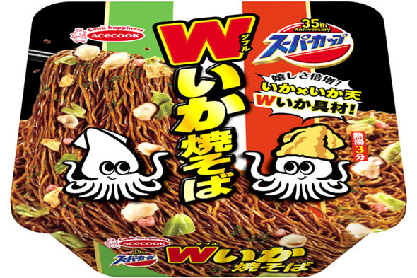 エースコック スーパーカップ Wいか焼そば