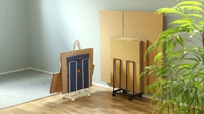 山崎実業「tower ダンボールストッカー」